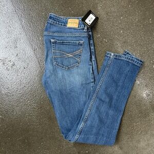 Vintage Aeropostale Size 3/4 Regular Medium Wash Denim Bayla Skinny Jeans